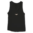 Regata Ellus E Asa Glitter Sleeveless Feminina Preto
