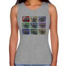 Regata Feminina 80's Cassette Tapes - Foca na Moda Regata Feminina 80's Cassette Tapes - Foca na Moda