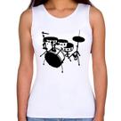 Regata Feminina Bateria Música Baterista - Foca na Moda