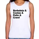 Regata Feminina Borboleta & Costas & Peito & Crawl - Foca na Moda