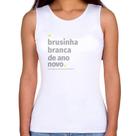 Regata Feminina Brusinha branca de ano novo - Foca na Moda Regata Feminina Brusinha branca de ano novo - Foca na Moda