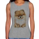 Regata Feminina Cachorro Spitz Alemão Lulu da pomerânia - Foca na Moda