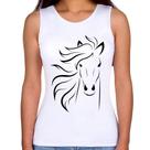 Regata Feminina Cavalo Traços - Foca na Moda