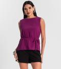 Regata Feminina com Amarração Rovitex Roxo Regata Feminina com Amarração Rovitex Roxo