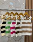 Regata Feminina Cropped Em Ribana Canelada - Listrada