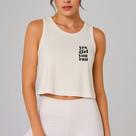 Regata Feminina Cropped Estampa Yes Girl You Can Treino Musculação Gym Academia Cutting Pilates