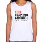 Regata Feminina Doe um beijo - Foca na Moda