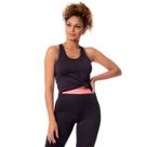 Regata Feminina Estilo Do Corpo Esportiva Preto