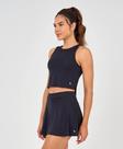 Regata feminina eterna cropped preta alto giro tamanho:g