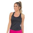 Regata Feminina Fitness Nadador Preto