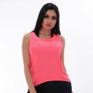 Regata Feminina Fitness Rosa Neon em Dry Fit Regata Feminina Fitness Rosa Neon em Dry Fit