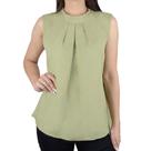 Regata Feminina Gatos e Atos Viscose Linho Verde - G2383