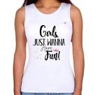 Regata Feminina Girls just wanna have fun! - Foca na Moda
