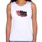 Regata Feminina Handrawn Flag - Foca na Moda Regata Feminina Handrawn Flag - Foca na Moda