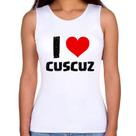 Regata Feminina I love cuscuz - Foca na Moda