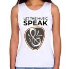 Regata Feminina Let the music speak - Foca na Moda Regata Feminina Let the music speak - Foca na Moda