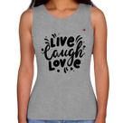 Regata Feminina Live Laugh Love - Foca na Moda