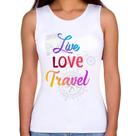 Regata Feminina Live Love Travel - Foca na Moda