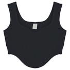 Regata Feminina Malha Ondas Decote Redondo Regata Feminina Malha Ondas Decote Redondo