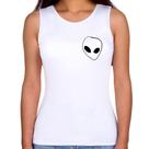 Regata Feminina Pocket Alien - Foca na Moda Regata Feminina Pocket Alien - Foca na Moda