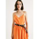 Regata Feminina Regular Em Peach Touch - Laranja P