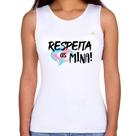 Regata Feminina Respeita as mina! - Foca na Moda