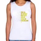 Regata Feminina Seja o ano novo que você deseja! - Foca na Moda Regata Feminina Seja o ano novo que você deseja! - Foca na Moda