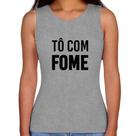 Regata Feminina Tô com fome - Foca na Moda