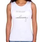Regata Feminina To do List: Nothing - Foca na Moda