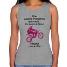 Regata Feminina Trilha com a titia (moto rosa) - Foca na Moda