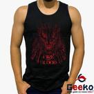 Regata Fire and Blood 100% Algodão Game Of Thrones House of the Dragon Geeko
