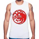Regata Fire and Blood Targaryen - Foca na Moda Regata Fire and Blood Targaryen - Foca na Moda