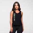 Regata Fitness Viscolycra Feminina Preta com Costas Abertas