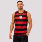Regata Flamengo Dry Listrada Vermelha e Preta