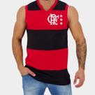 Regata Flamengo Retrô Libertadores Masculina - Preto e Vermelho - P Regata Flamengo Retrô Libertadores Masculina - Preto e Vermelho - P