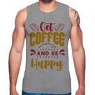 Regata Get Coffee And Be Happy - Foca na Moda Regata Get Coffee And Be Happy - Foca na Moda