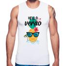 Regata Hello Verão - Foca na Moda Regata Hello Verão - Foca na Moda