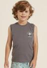 Regata Infantil Cinza Banana Danger Fun in The Sun