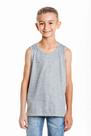 Regata Infantil Cinza Mescla 100% Poliéster - Conforto e Estilo