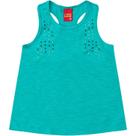 Regata Infantil Feminina Lisa Verde Kyly 107618 Regata Infantil Feminina Lisa Verde Kyly 107618