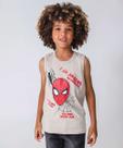 Regata Infantil Homem Aranha Tam 4 a 10 Bege-86100