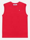 Regata Infantil Menino Básica Vermelho Divertto