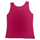 Regata listrada, basic+, em malha poliester com viscose e elastano, ref b973 na cor rosa g
