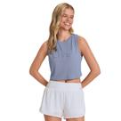 Regata Live! Cropped Comfort - Feminino - Azul claro - G