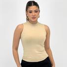 Regata Malwee Canelada Básica Gola Alta Feminina