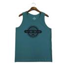 Regata Masculina Básica Logo Essentials Verde Mar
