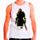 Regata Masculina Branca Halo jogos FPS games