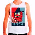 Regata Masculina Branca Rick and Morty 11 Regata Masculina Branca Rick and Morty 11