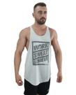 Regata masculina e feminina 100% algodão modelo Cavada Work Sweat Achieve