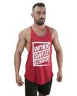 Regata masculina e feminina 100% algodão modelo Cavada Work Sweat Achieve